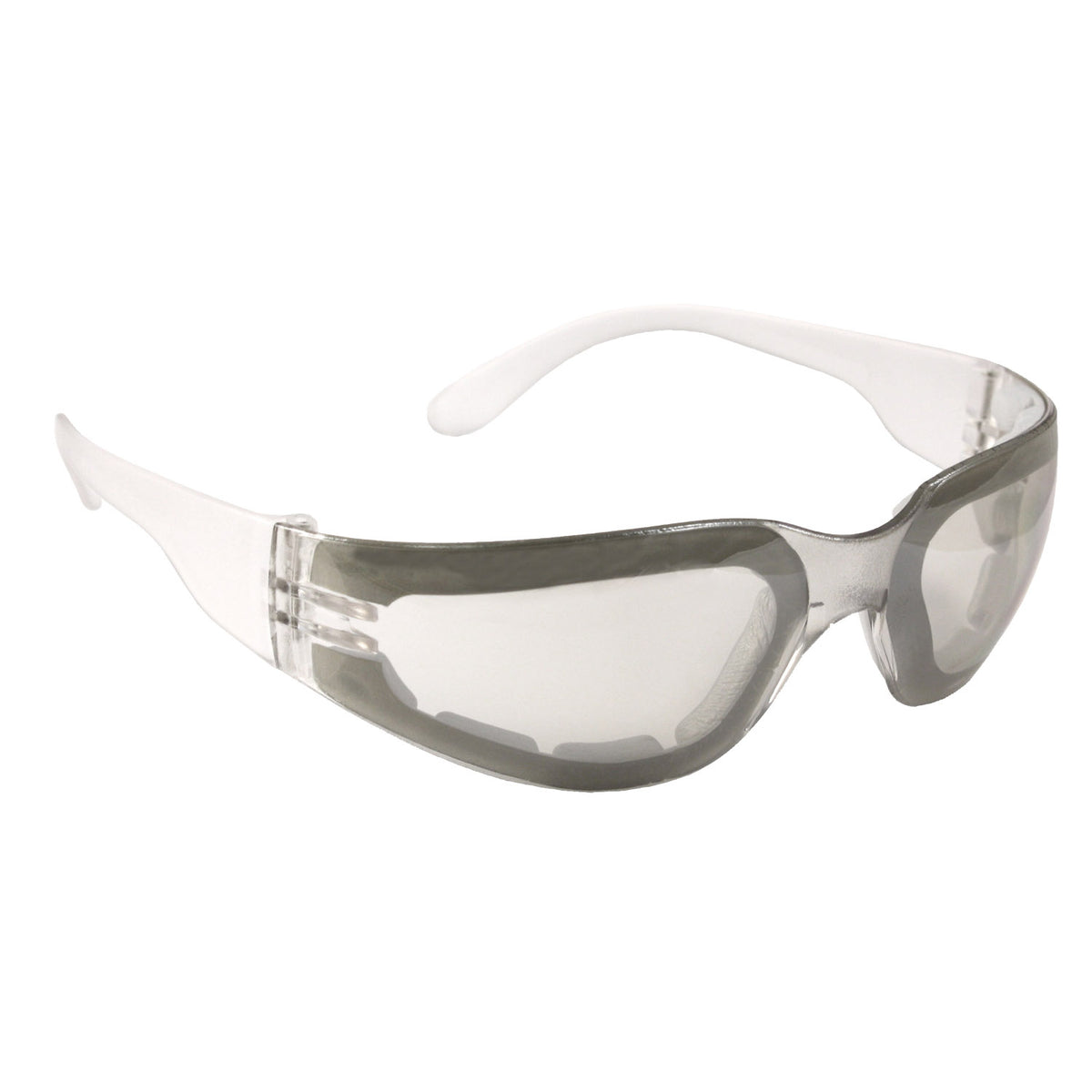 Mirage™ Foam Safety Eyewear - Clear Frame - Clear Anti-Fog Lens
