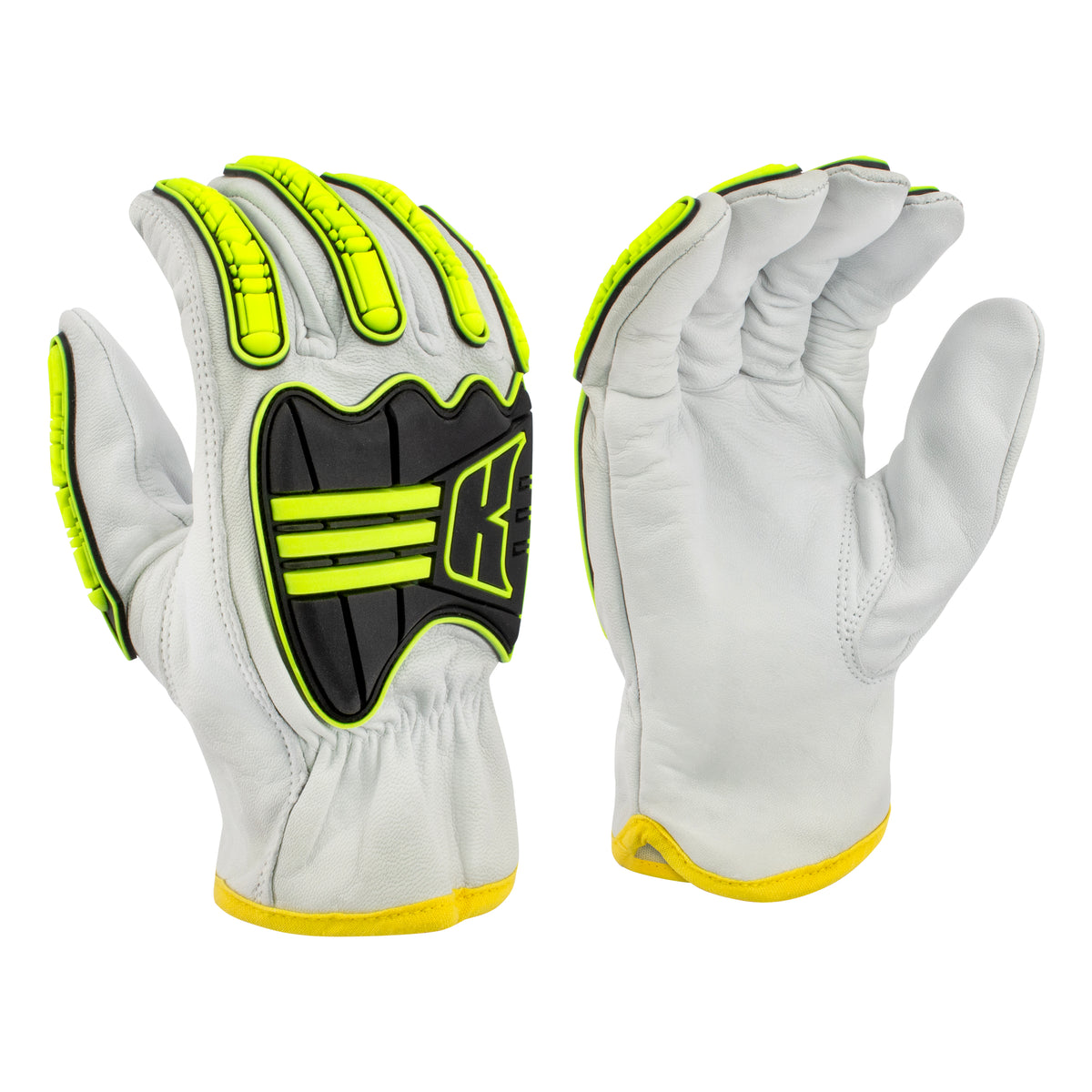 RWG56 KAMORI® A6 White Grain Goatskin Driver with TPR - Size S