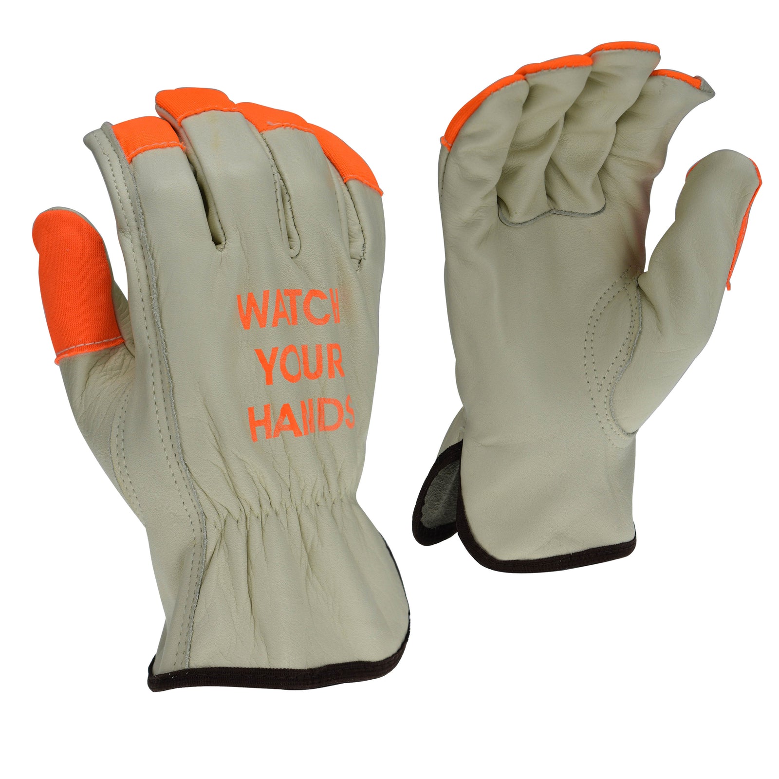 RWG4221HV High Visibility Standard Grain Cowhide Leather Driver - Size 2X