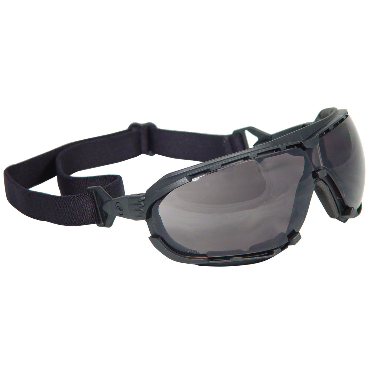 Dagger™ Foam Lined Safety Goggle - Black Frame - Indoor/Outdoor Anti-Fog Lens