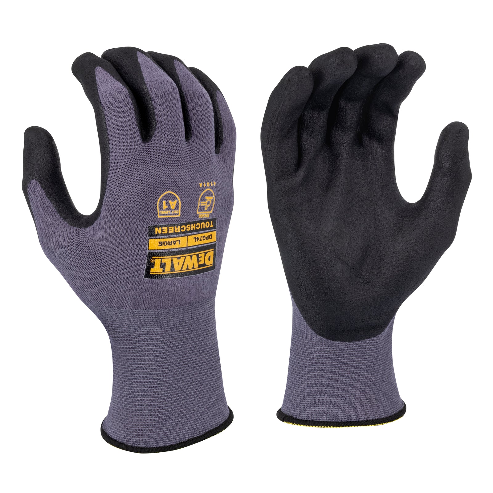 DPG74 Touchscreen Micro-Foam Nitrile A1 Cut Glove - Size M