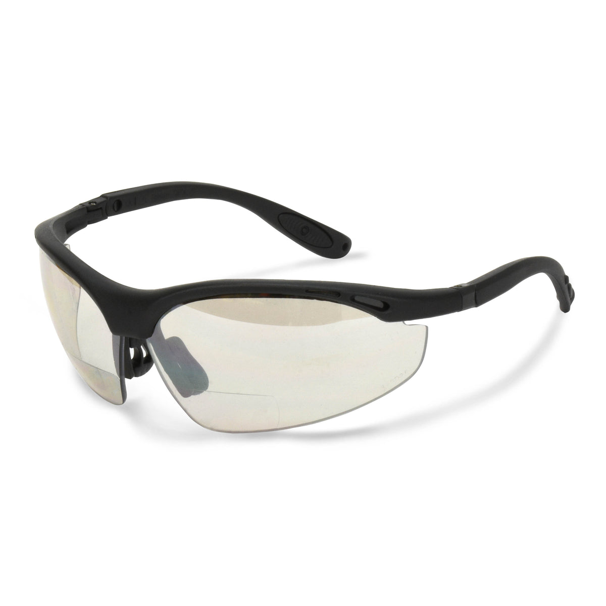 Cheaters® Magnifier Safety Eyewear - Black Frame - Clear Lens - 3.0 Diopter