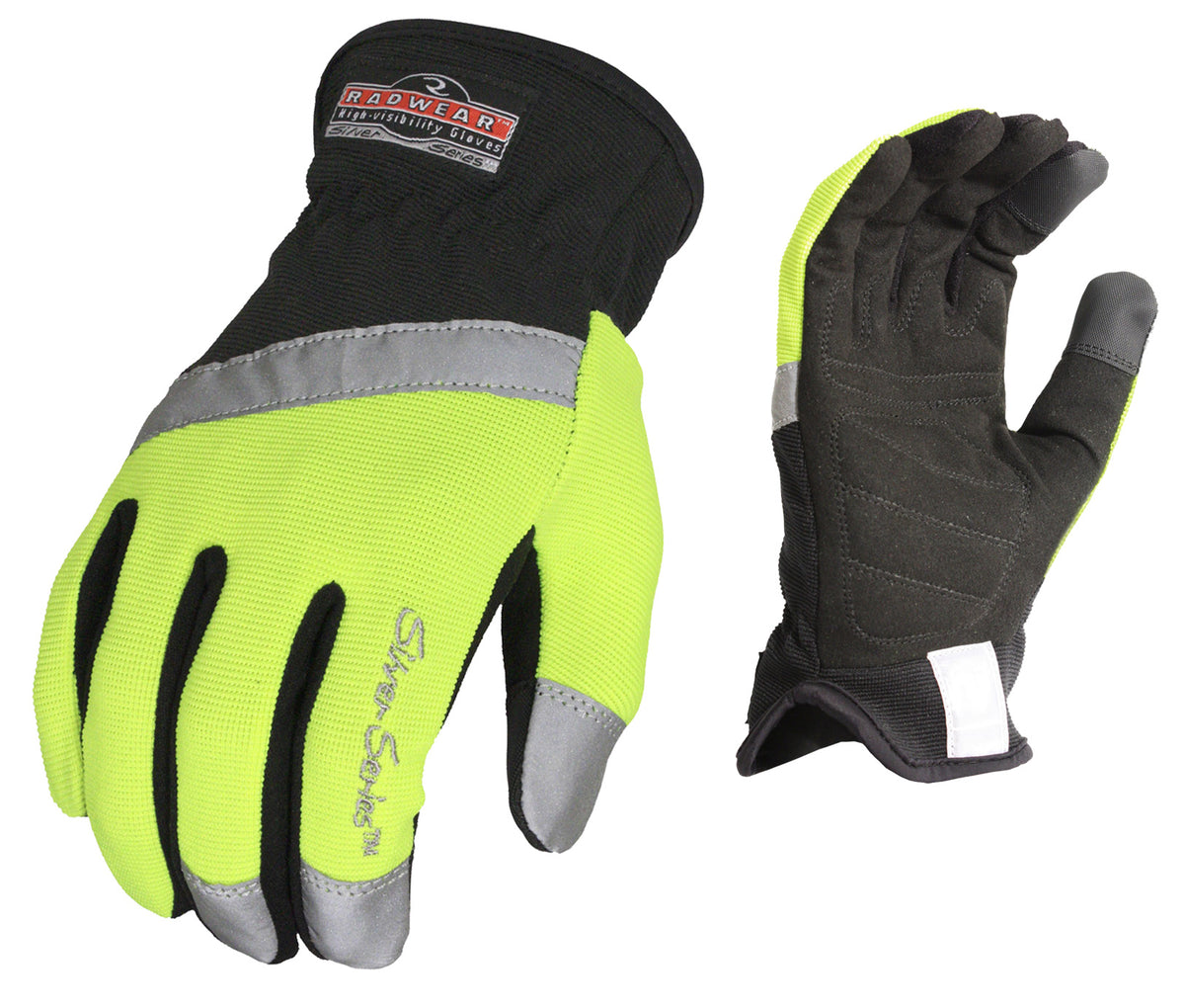 RWG100 Radwear® Silver Series™ Synthetic High Visibility All Purpose Utility Glove - Size XL