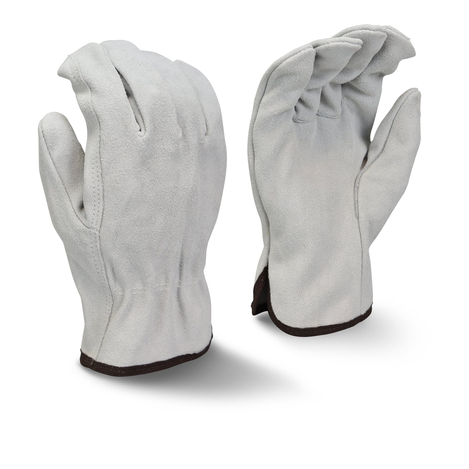 RWG4010 Economy Gray Split Cowhide Leather Driver - Size M