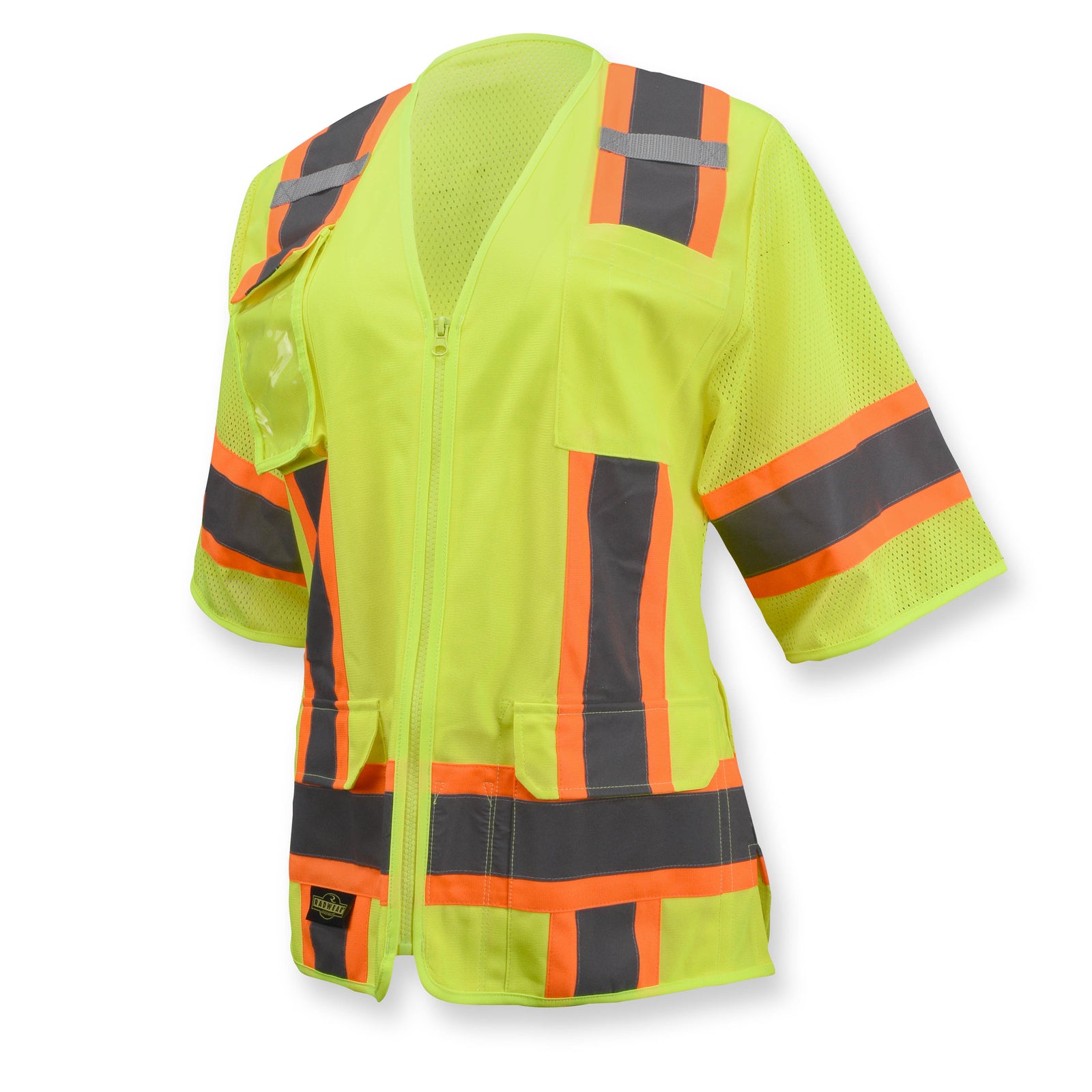 SV63W Two Tone Surveyor Type R Class 3 Women's Safety Vest - Green - Size 3X