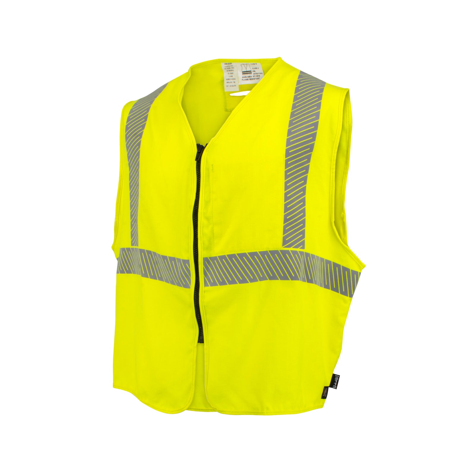 SV99A 5.7 oz Class 2 DH Air Vest with Segmented Reflective Tape - Hi-Vis Green - Size L