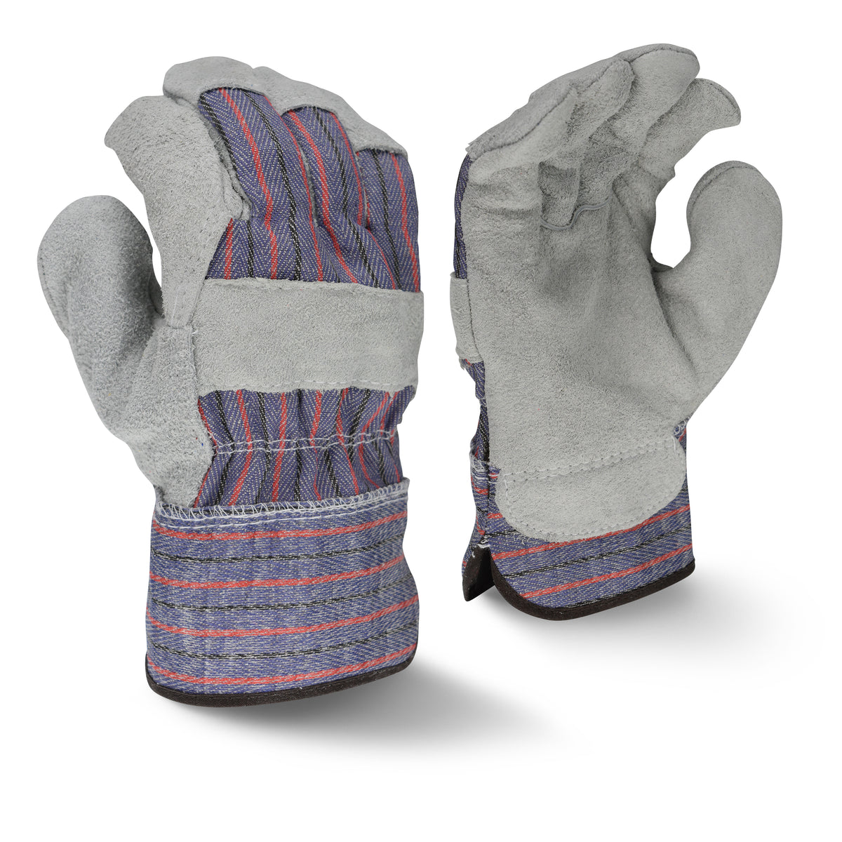 RWG3111 Economy Shoulder Gray Split Leather Glove - Size L