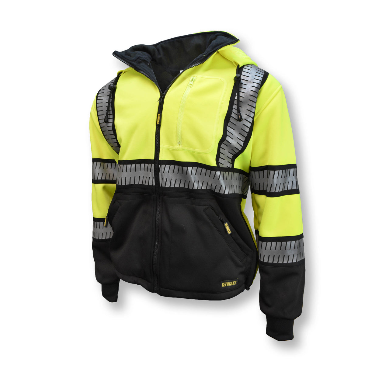 DSJ32-3 Deluxe Zip Front Class 3 Hoodie - Size L