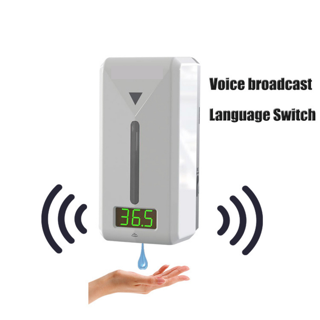 Brite Safety Automatic Hand Sanitizer Dispenser with Body Temperature Thermometer