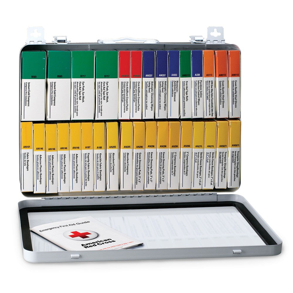 36 Unit First Aid Kit, Metal Case - BS-FAK-243-AN-1-FM