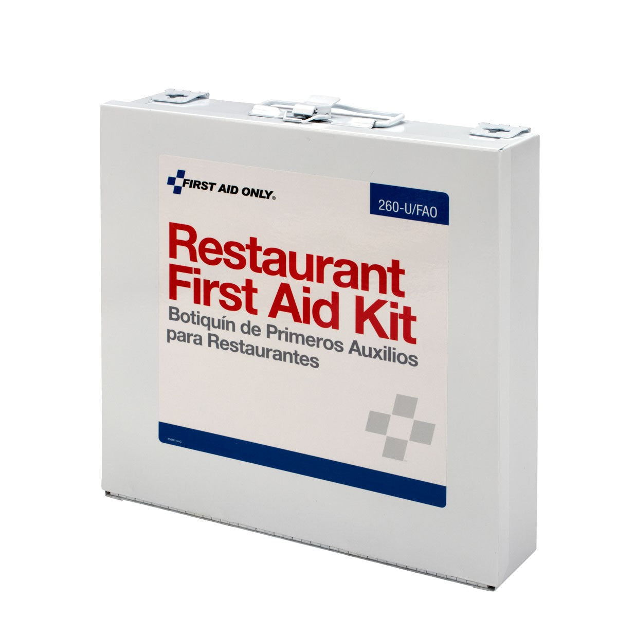 75 Person Restaurant First Aid Kit, Metal Case - BS-FAK-260-U/FAO-1-FM