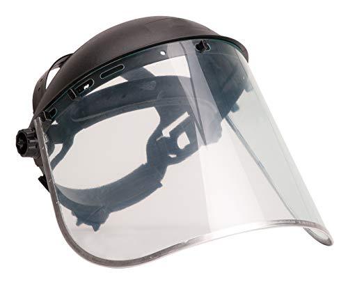 Firstahl Face Shield Plus - All Purpose Clear Polycarbonate Full Face Shields Work Masks with Harness Ratchet Adjustment