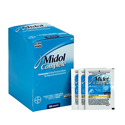 Midol, 50x2/box | Midol, 2 Per Individual Pack, Box of 50