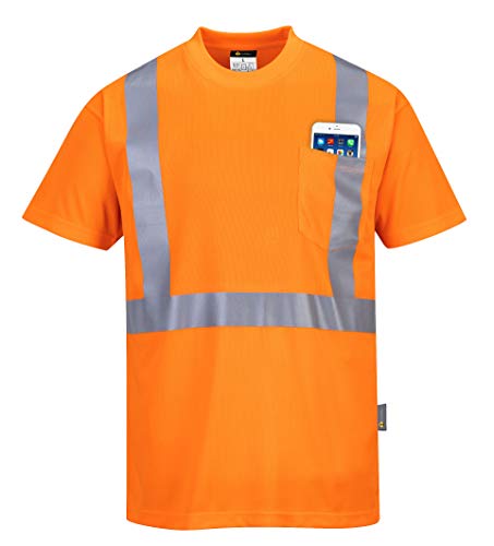 Hi-Vis Pocket T-Shirt - Safety Shirts for Men - High Visibility