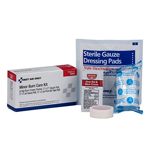 Minor Burn Care Kit, Unit Box First Aid Supply - Emergency Kit Trauma Kit First Aid Cabinet Refill