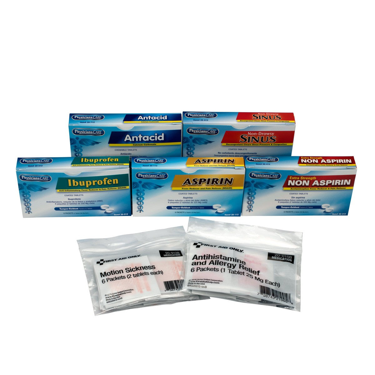 78 Piece First Aid Triage Pack - Necessary Medications - W-71-050