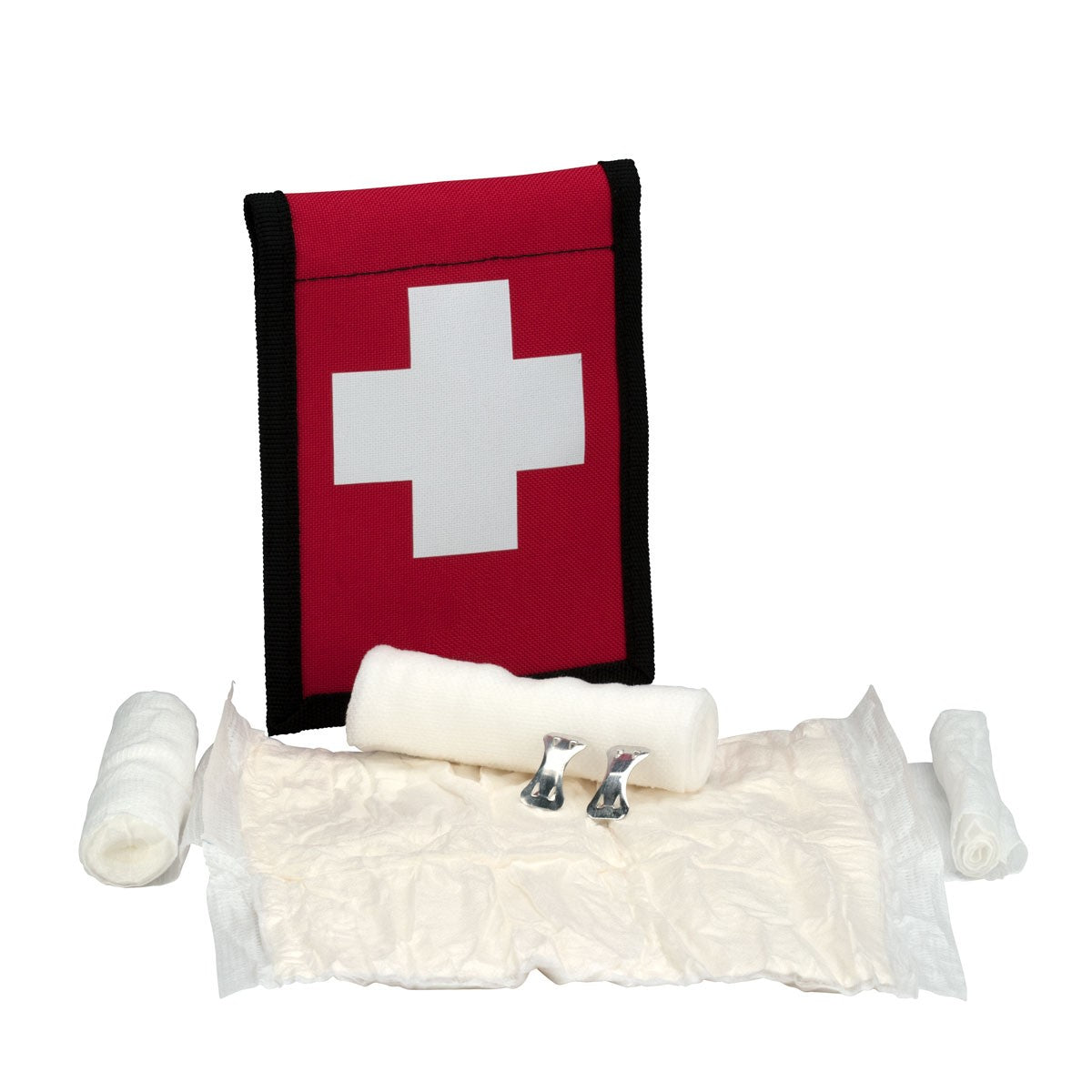 Climber&#39;s Blood Stopper First Aid Kit, Fabric Pouch - LIMITED TIME OFFER! - BS-FAK-7160-1-FM