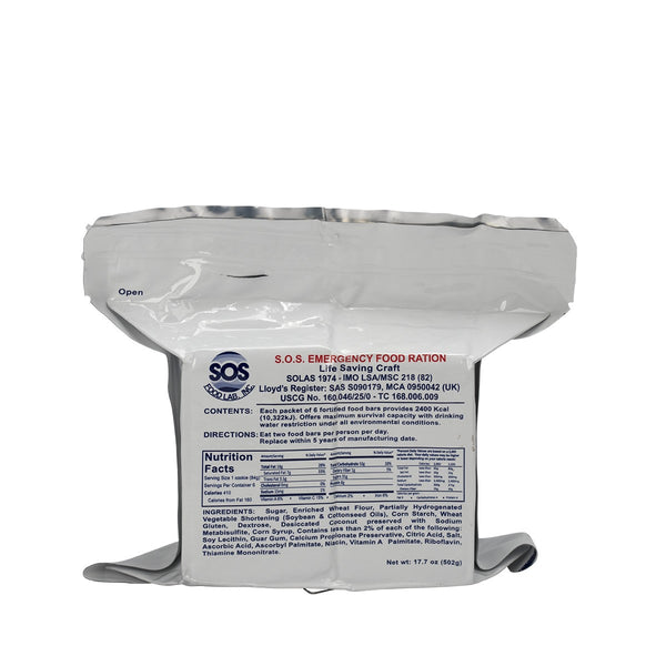 Emergency Food Ration Pack, 2400 Calories - W-805958 - BRITE SAFETY