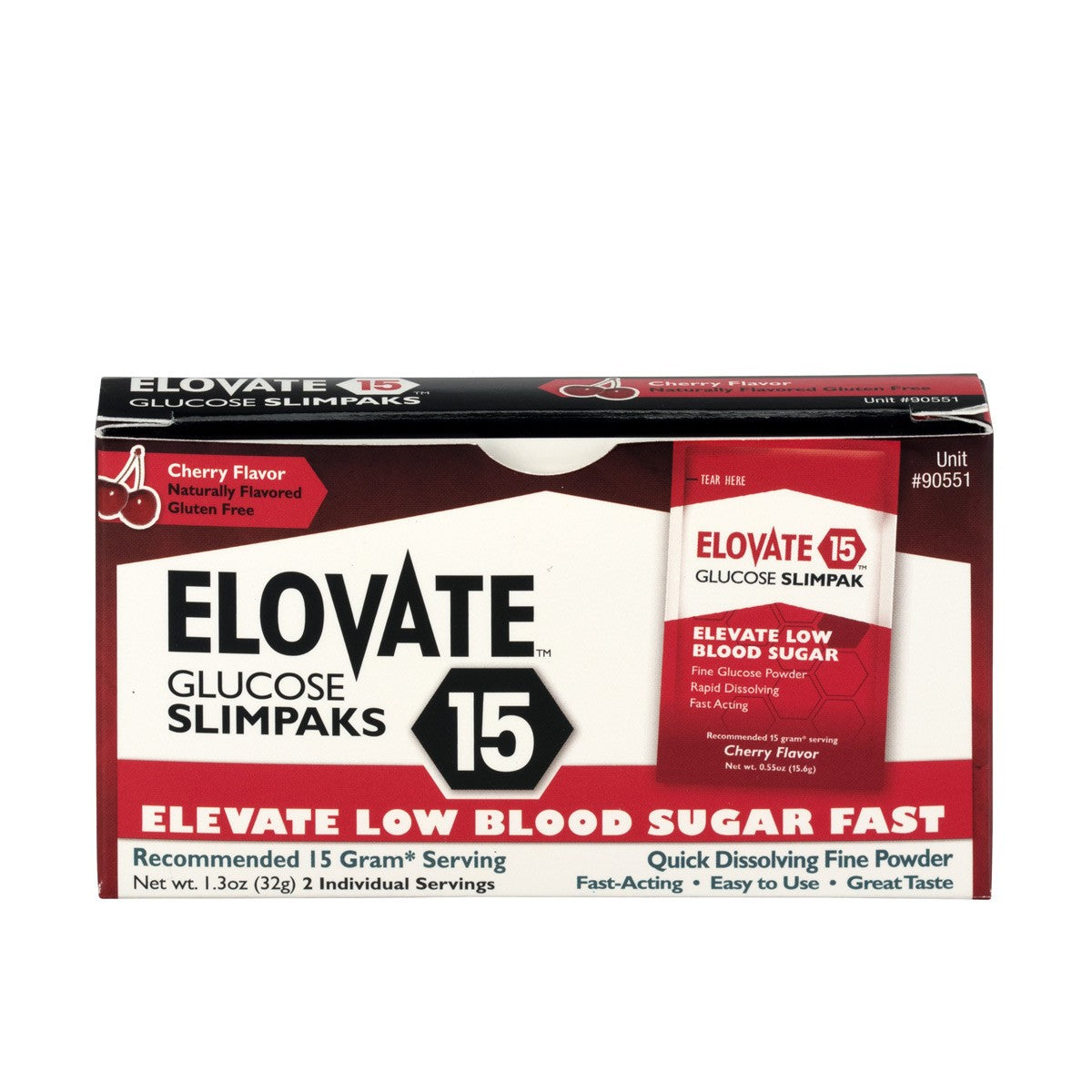 Elevate Glucose Packets, 2 Per Box - W-90551