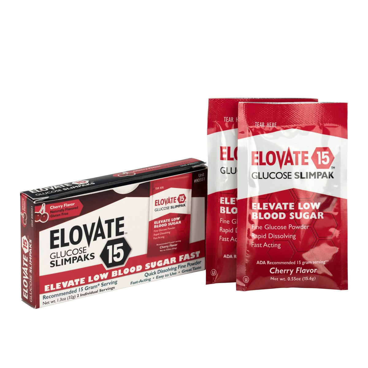 Elevate Glucose Packets, 2 Per Box - W-90551