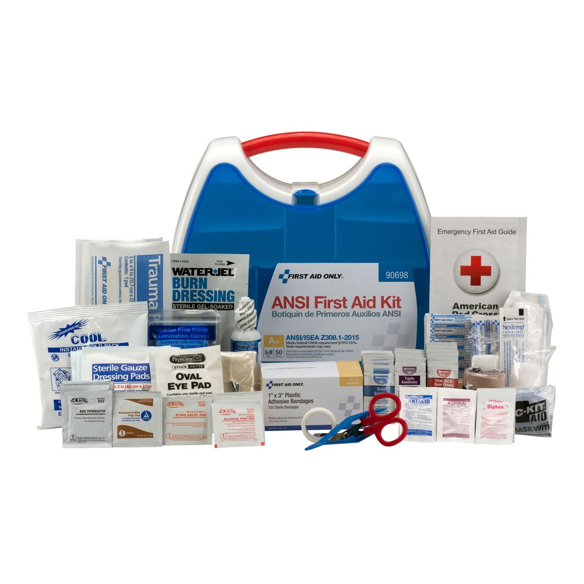 50 Person ReadyCare First Aid Kit, ANSI Compliant - W-90698
