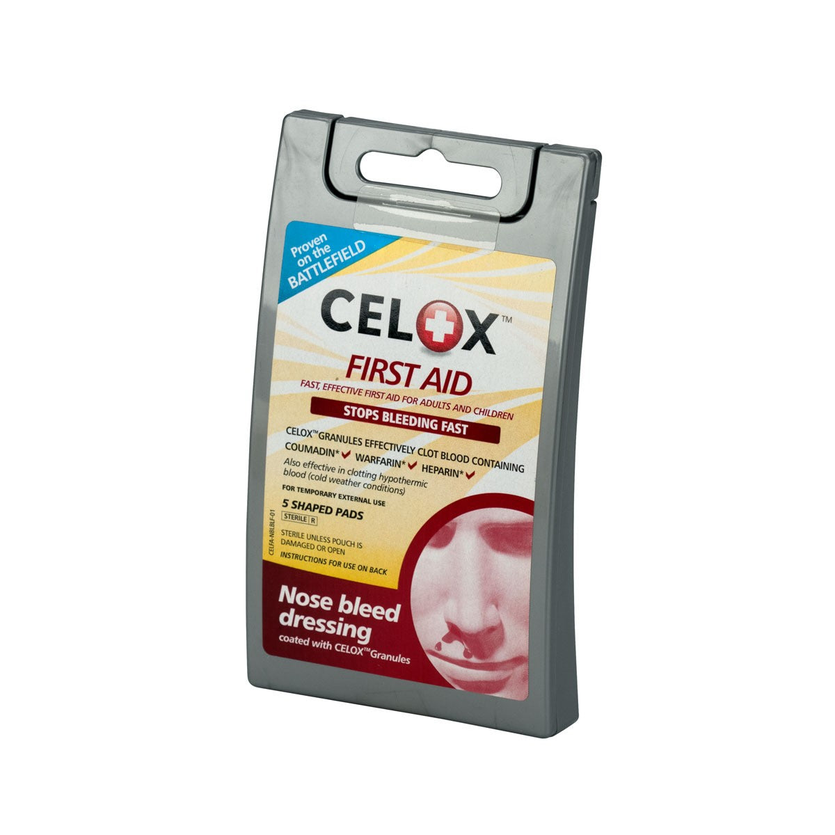 Celox Nosebleed First Aid, 5 Pack - W-90776