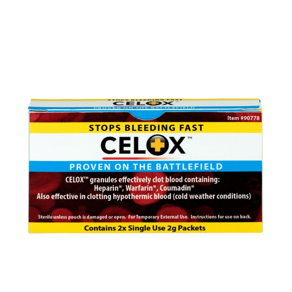 Celox 2g Packs, 2 Per Box - W-90778