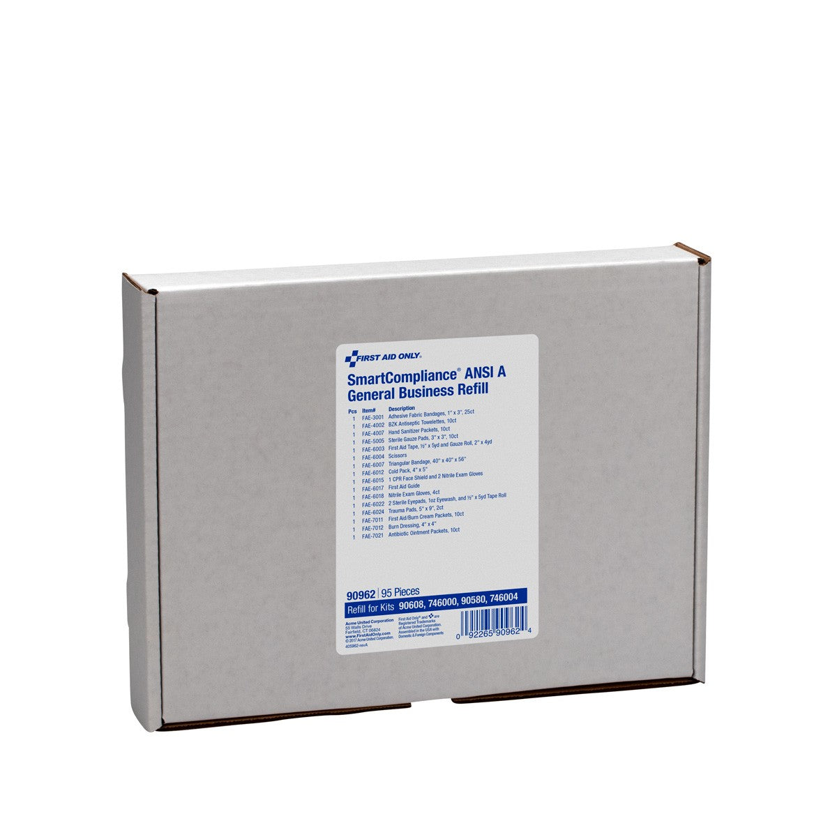 Smartcompliance SmartCompliance ANSI A Food Service Refill - W-90963 - BRITE SAFETY