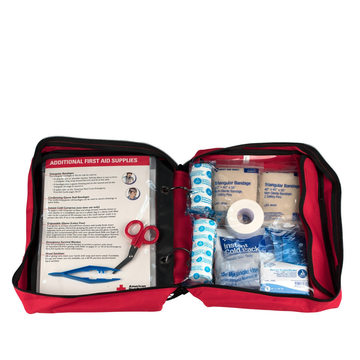 American Red Cross 43 Piece Personal Plastic First Aid Kit - 9160
