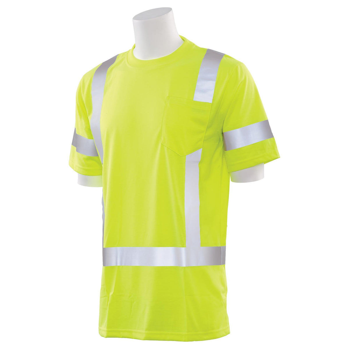 9801S Class 3 Short-Sleeve T-Shirt with Reflective Tape