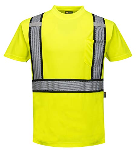 Detroit Short Sleeved T-Shirt - Safety Shirts for Men - High Visibility