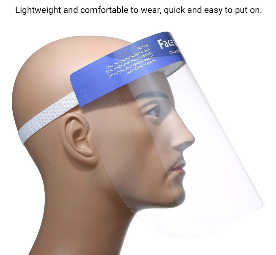 Plastic online face mask