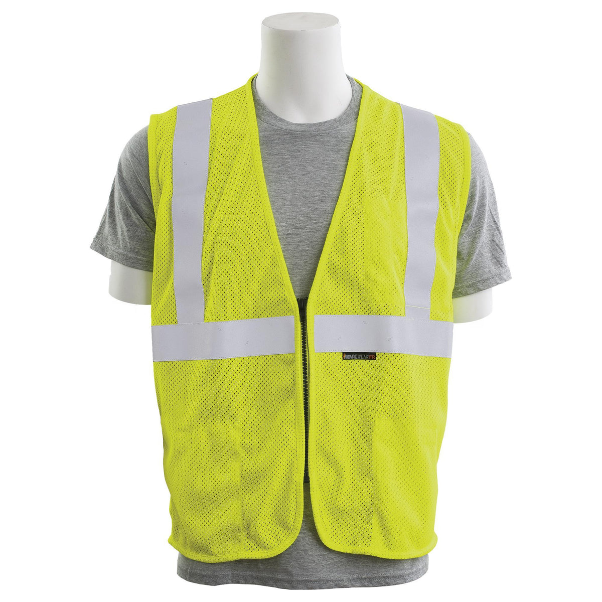 IFR152Z Class 2 Inherently Flame Resistant Zippered Mesh Safety Vest 1pc