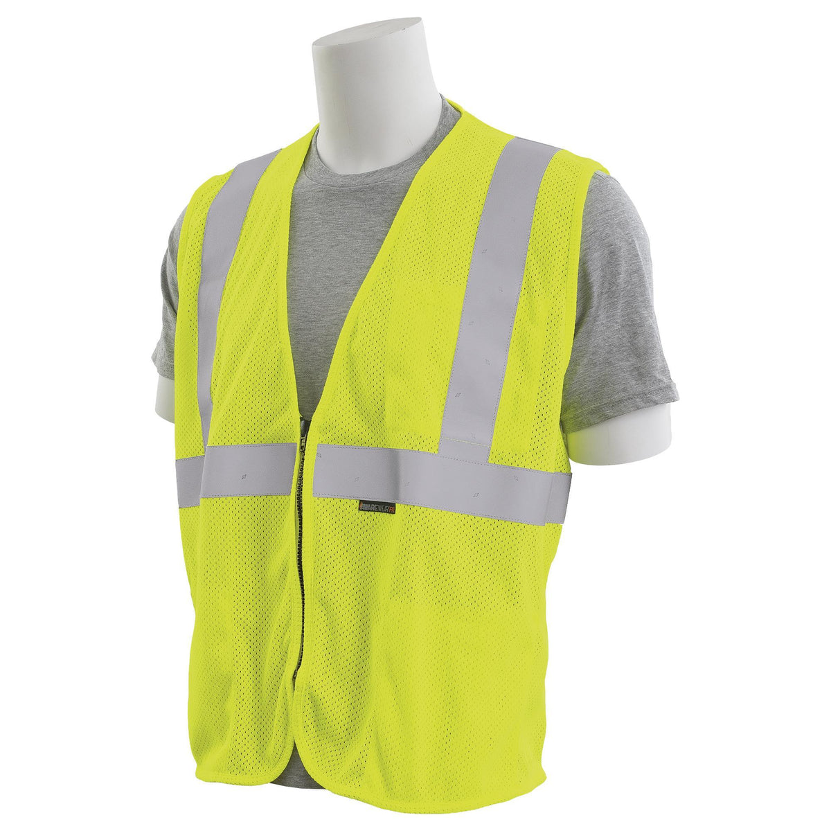IFR152Z Class 2 Inherently Flame Resistant Zippered Mesh Safety Vest 1pc