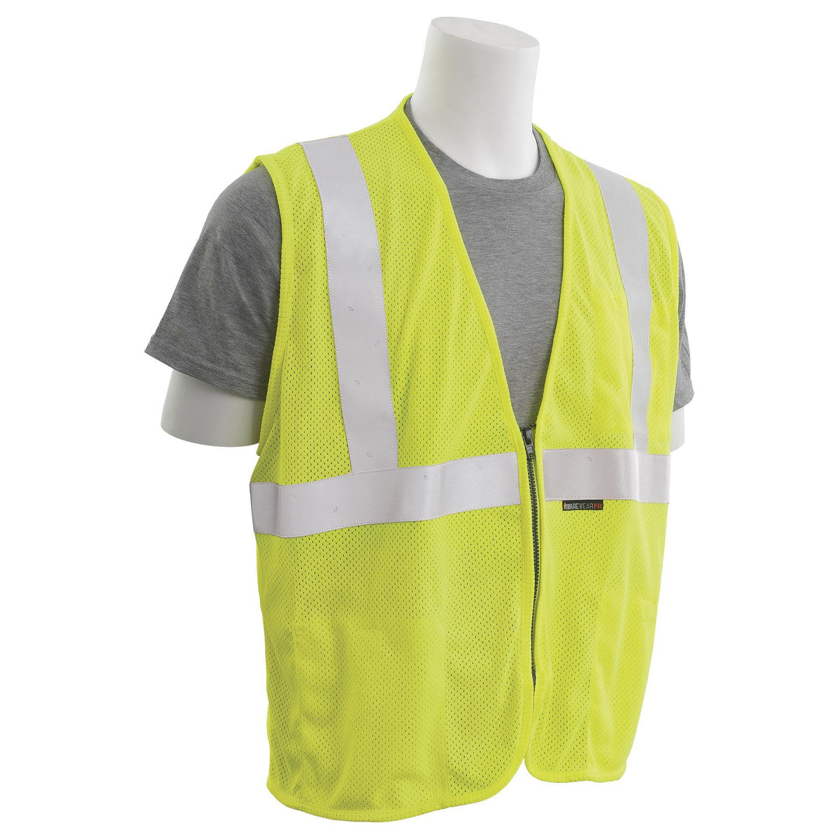 IFR152Z Class 2 Inherently Flame Resistant Zippered Mesh Safety Vest 1pc