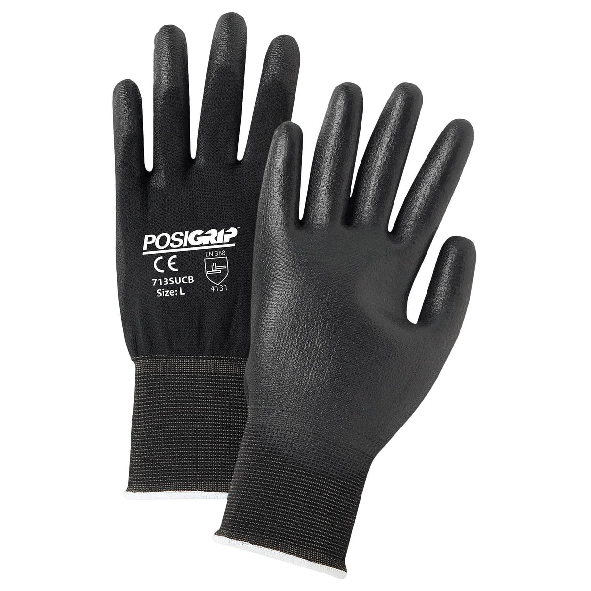 Polyurethane Gloves with Posi-Grip Coating 1pair