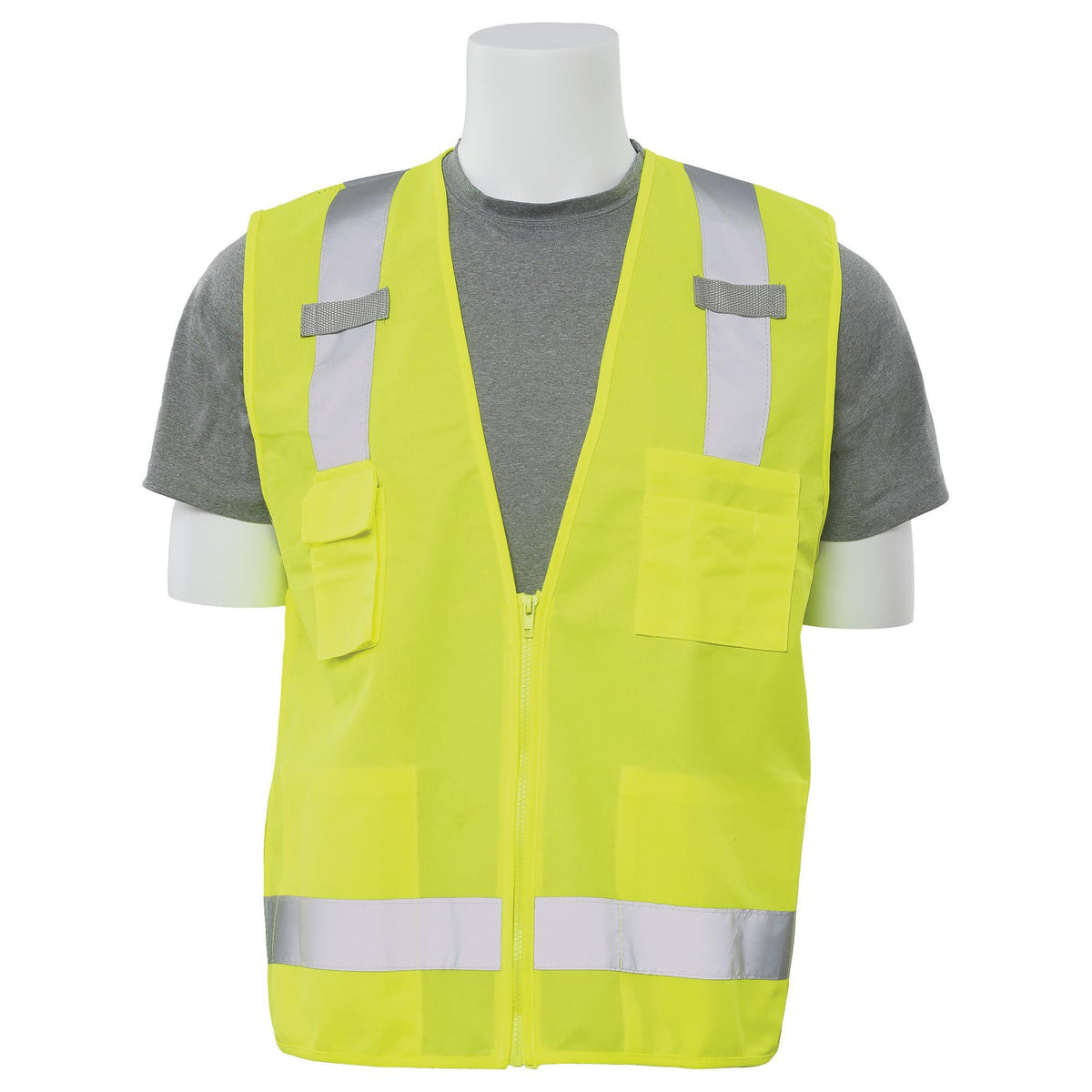 S205 Class 2 Surveyor&#39;s Safety Vest with Tablet Pocket 1PC