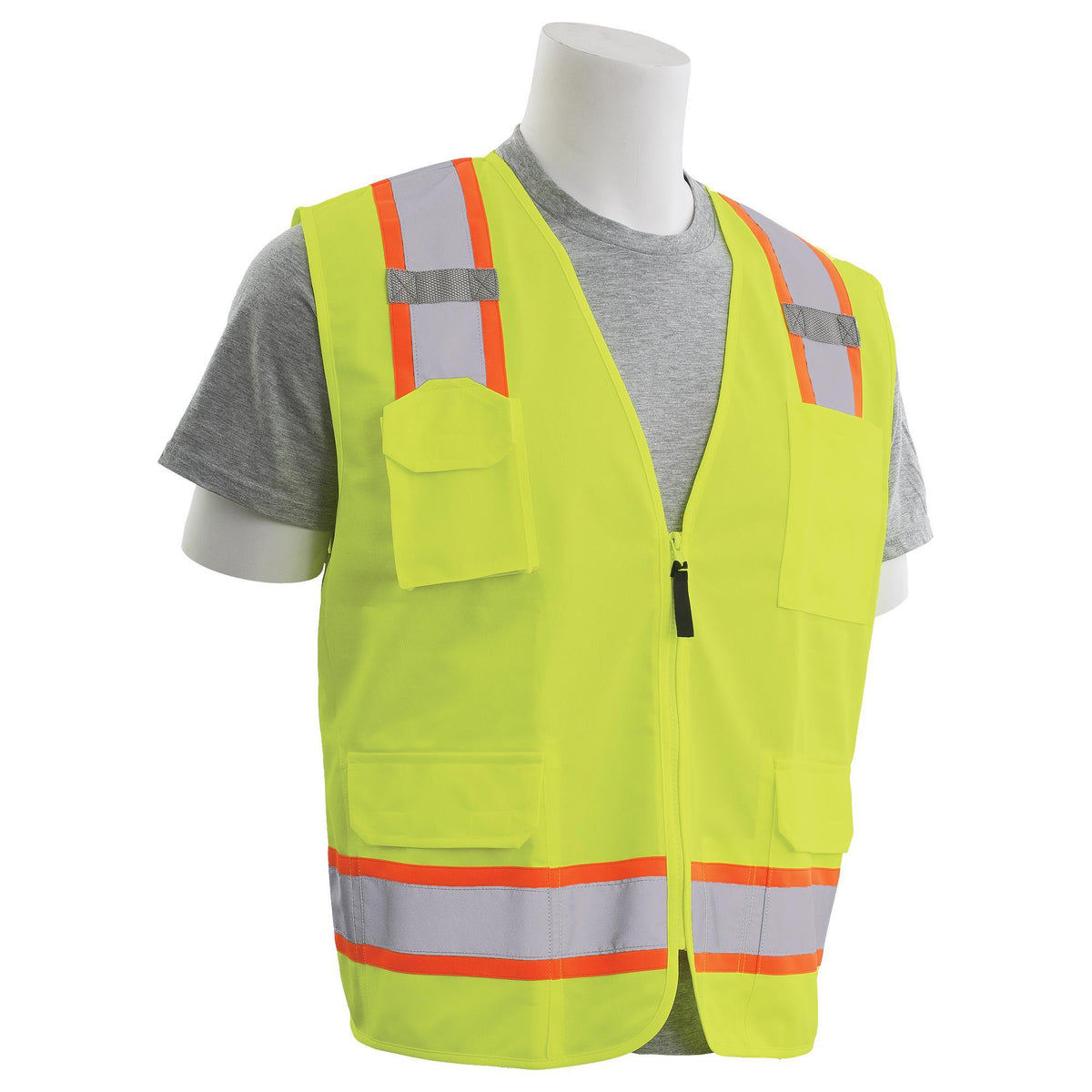 S380SC Class 2 Surveyor&#39;s Safety Vest with Pockets 1PC