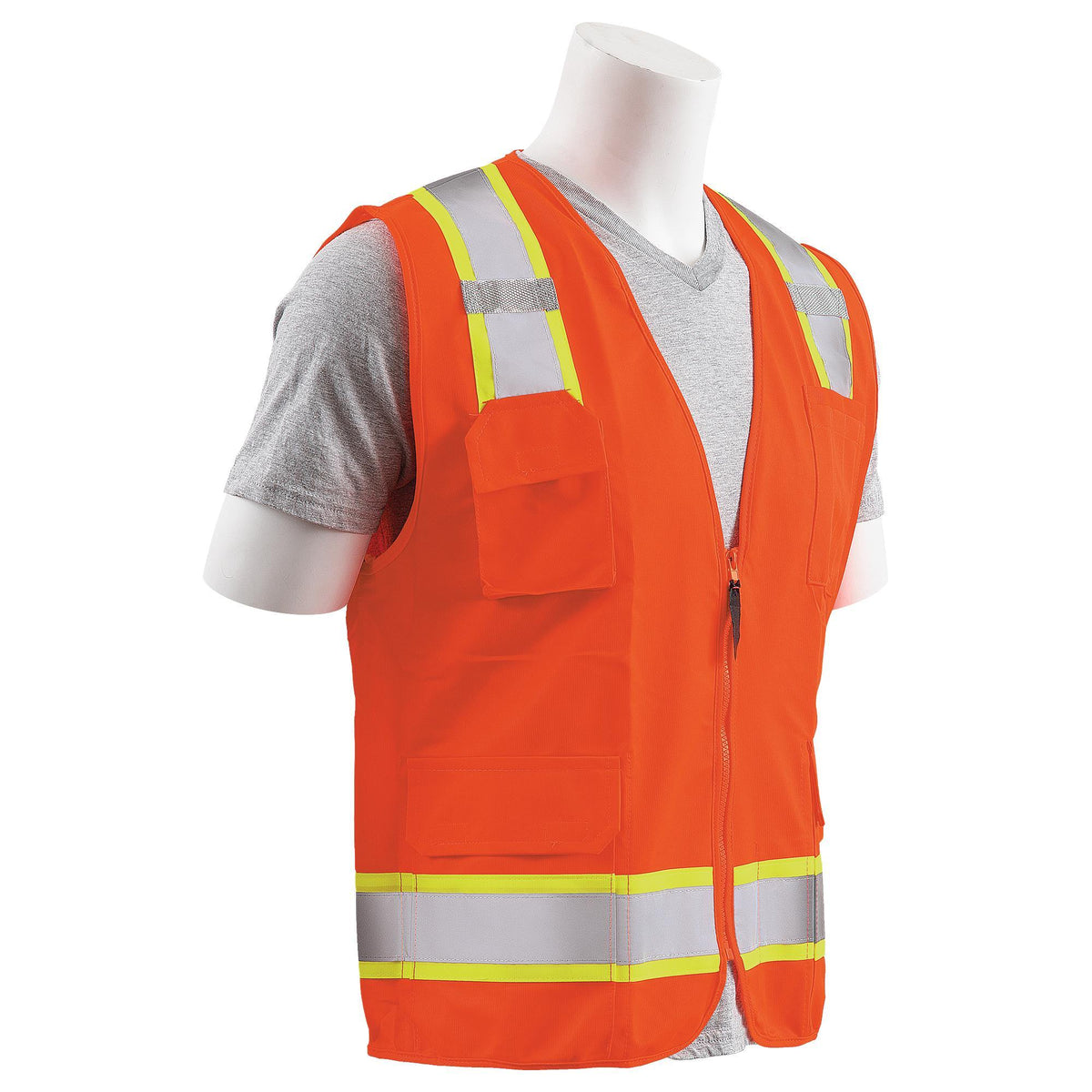 S380SC Class 2 Surveyor&#39;s Safety Vest with Pockets 1PC
