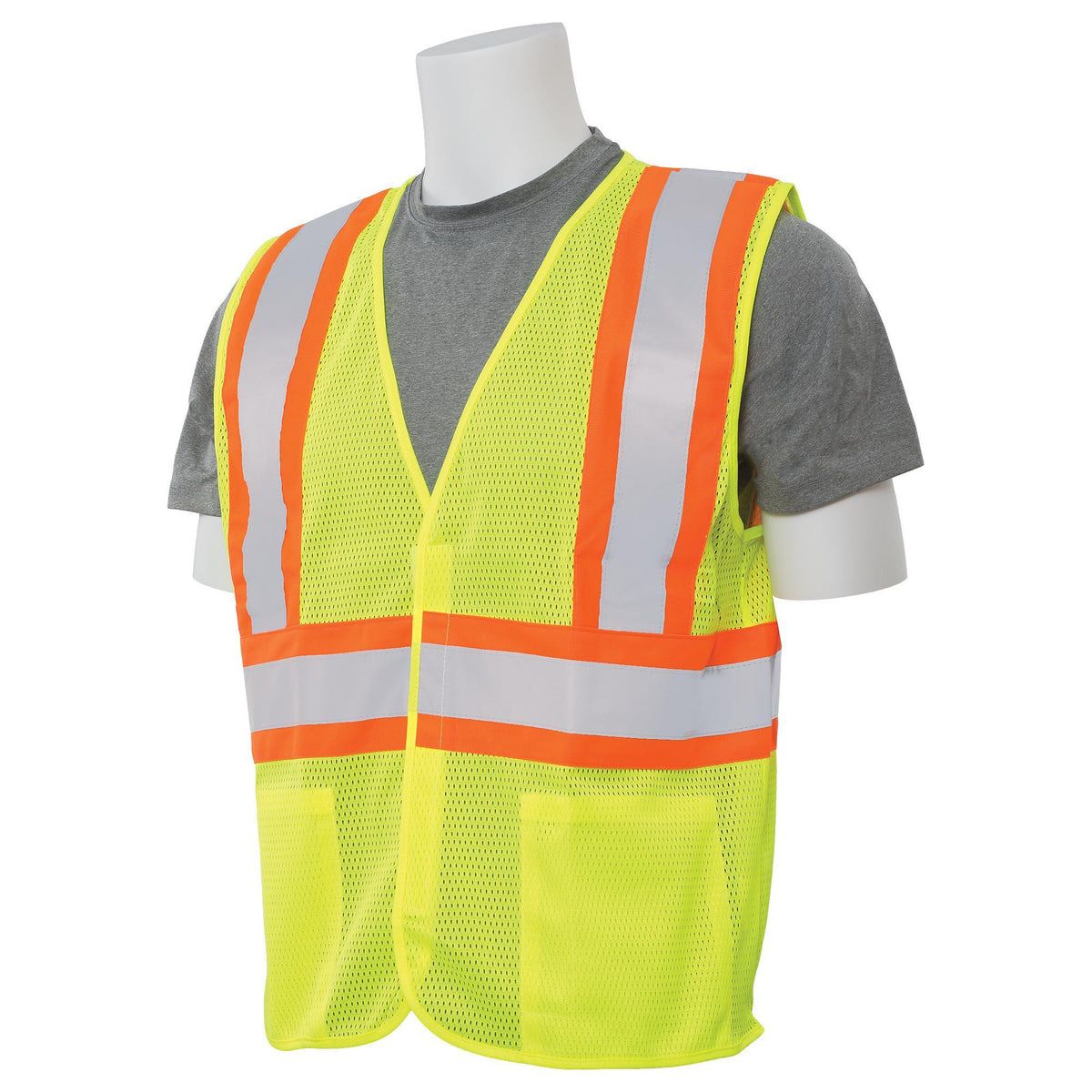 S382 Class 2 Mesh Safety Vest with Contrasting Tape 1PC