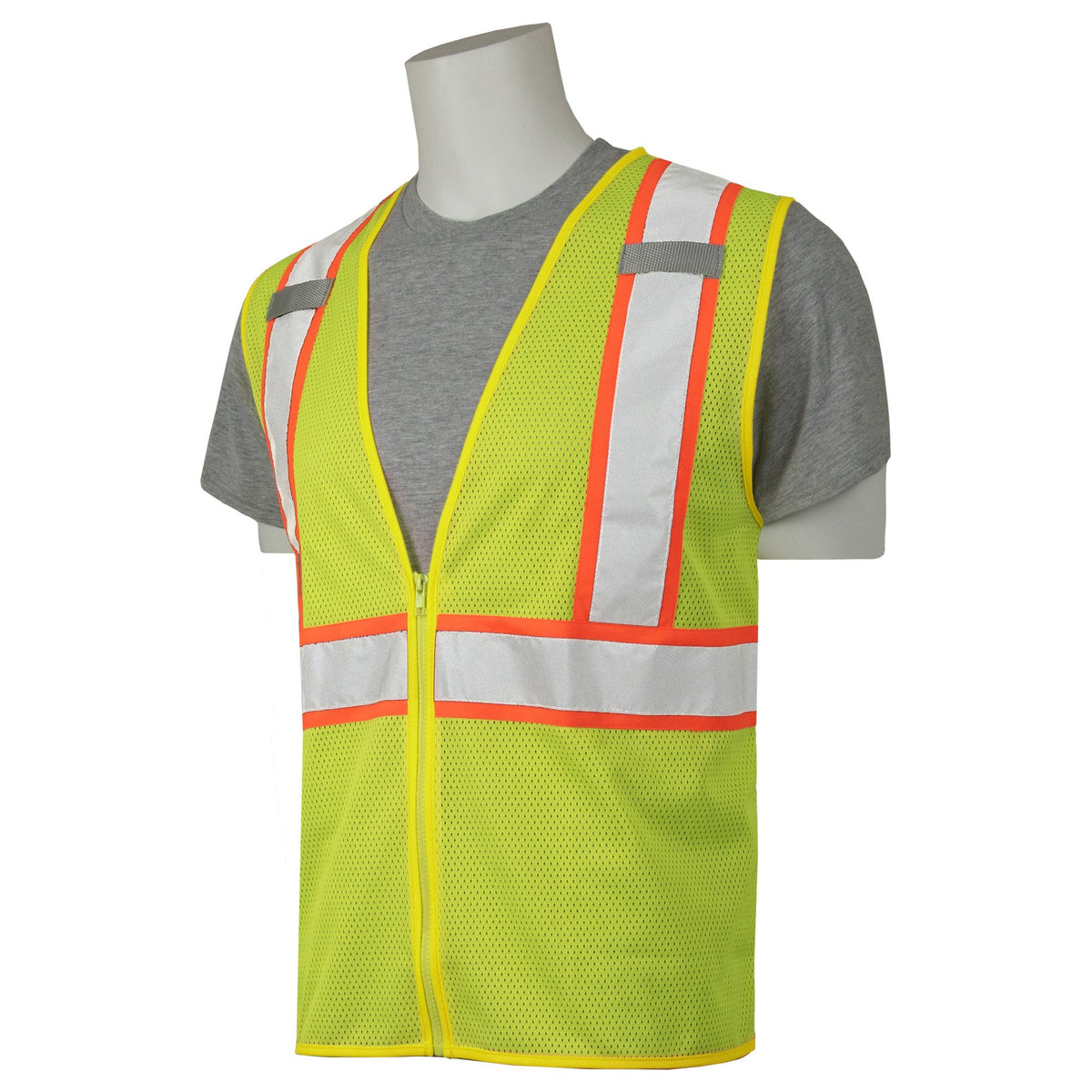 S384 CL2 Mesh Safety Vest with Contrasting Trim 1PC