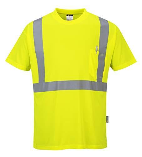 Hi-Vis Pocket T-Shirt - Safety Shirts for Men - High Visibility