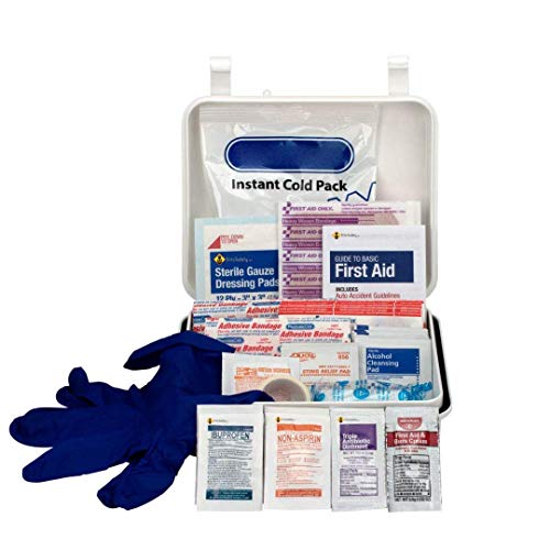 Travel First Aid Kit, 68 Piece, Weatherproof Plastic Case - Emergency Kit Trauma Kit First Aid for Vehicle,Outdoor and Travel Medicine Kit
