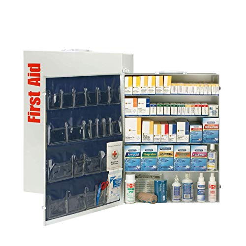 5 Shelf First Aid Cabinet With Medications, ANSI Compliant - W-90577