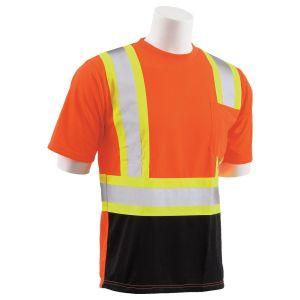 9601SBC Class 2 Short-Sleeve T-Shirt with Contrasting Trim and Black Bottom
