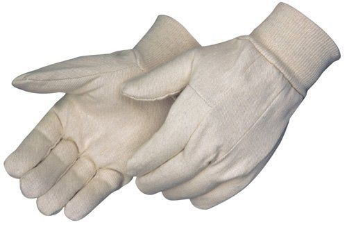 Canvas Glove with Knit Wrist Cuff, Heavyweight Work Gloves, Men&#39;s Size, Natural (Pack of 12 pairs) …
