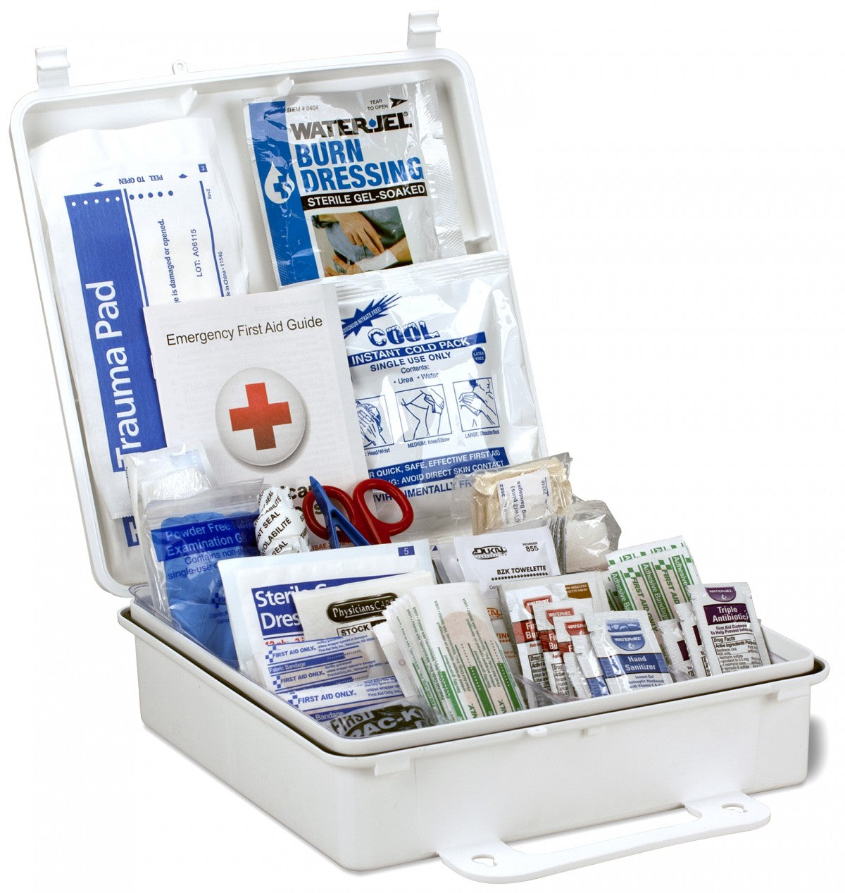 50 Person Bulk Plastic First Aid Kit, ANSI A+, Type III - BS-FAK-90565-1-FM