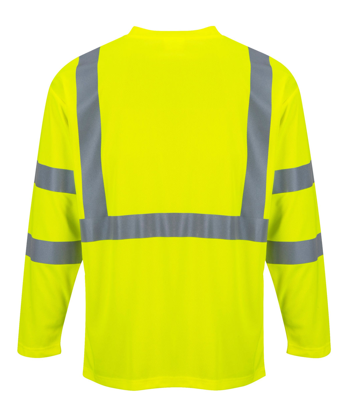 Hi-Vis Long Sleeve Pocket T-Shirt - Safety Shirts for Men - High Visibility