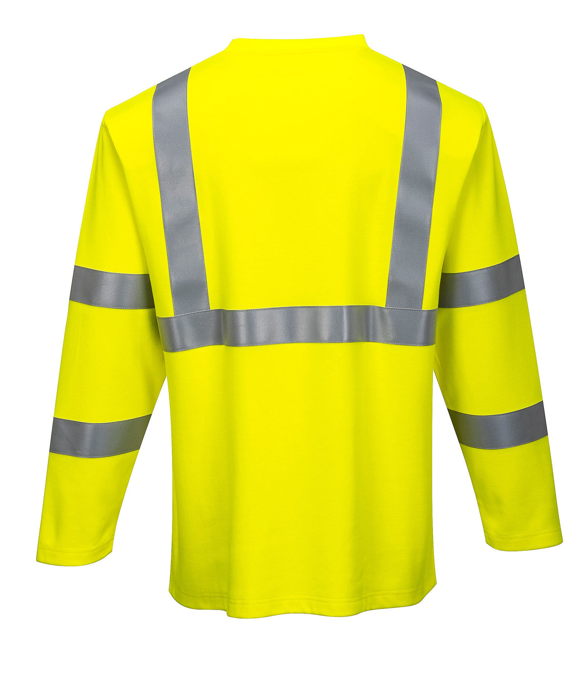 Flame Resistant Hi Vis Long Sleeve Shirt - Safety Shirts for Men - High Visibility