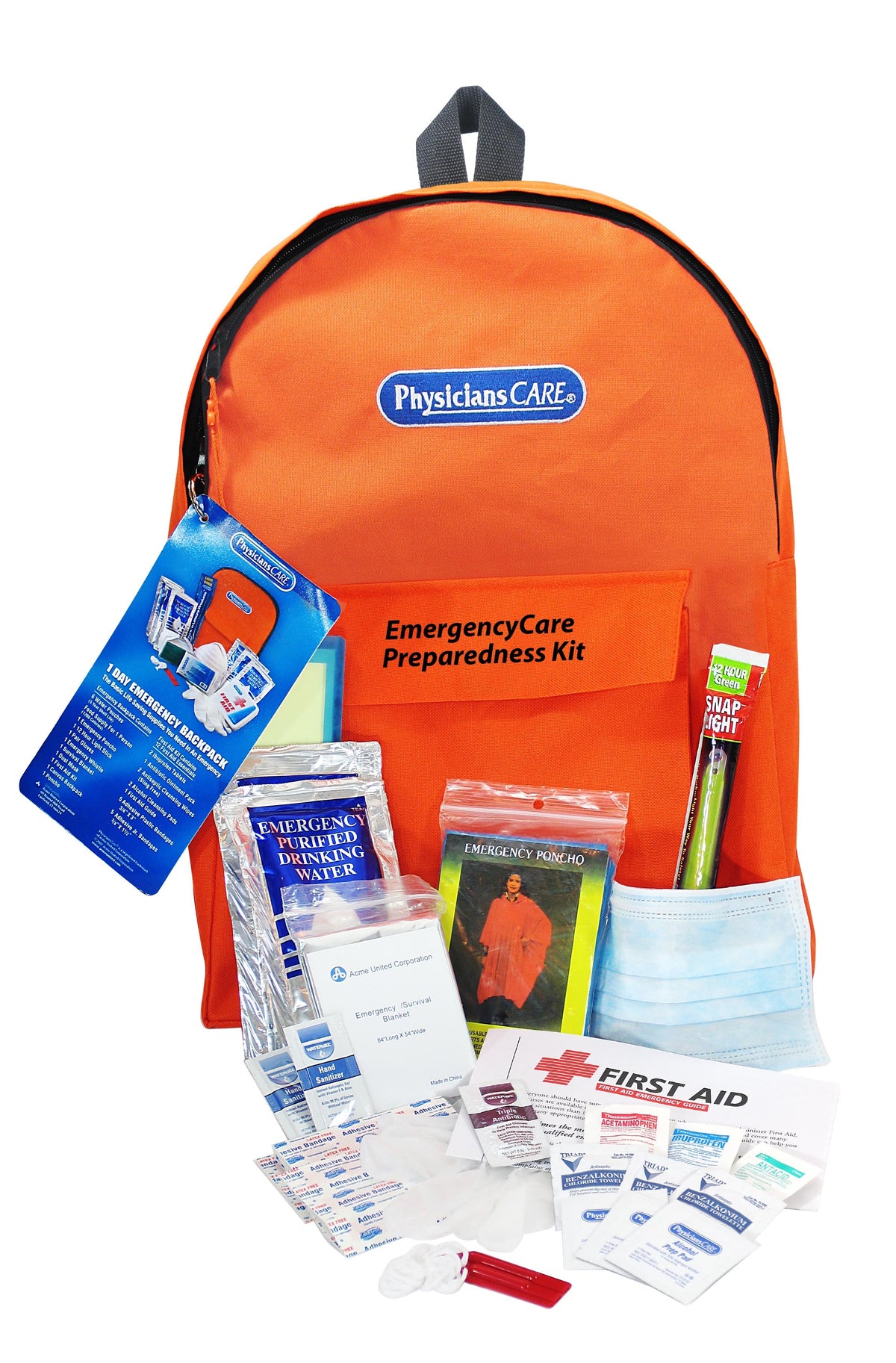 Emergency Preparedness 1 Day Backpack - W-90123